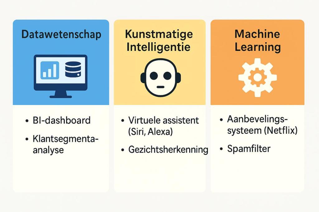 Begrijp het verschil tussen AI, machine learning en data&nbsp;science